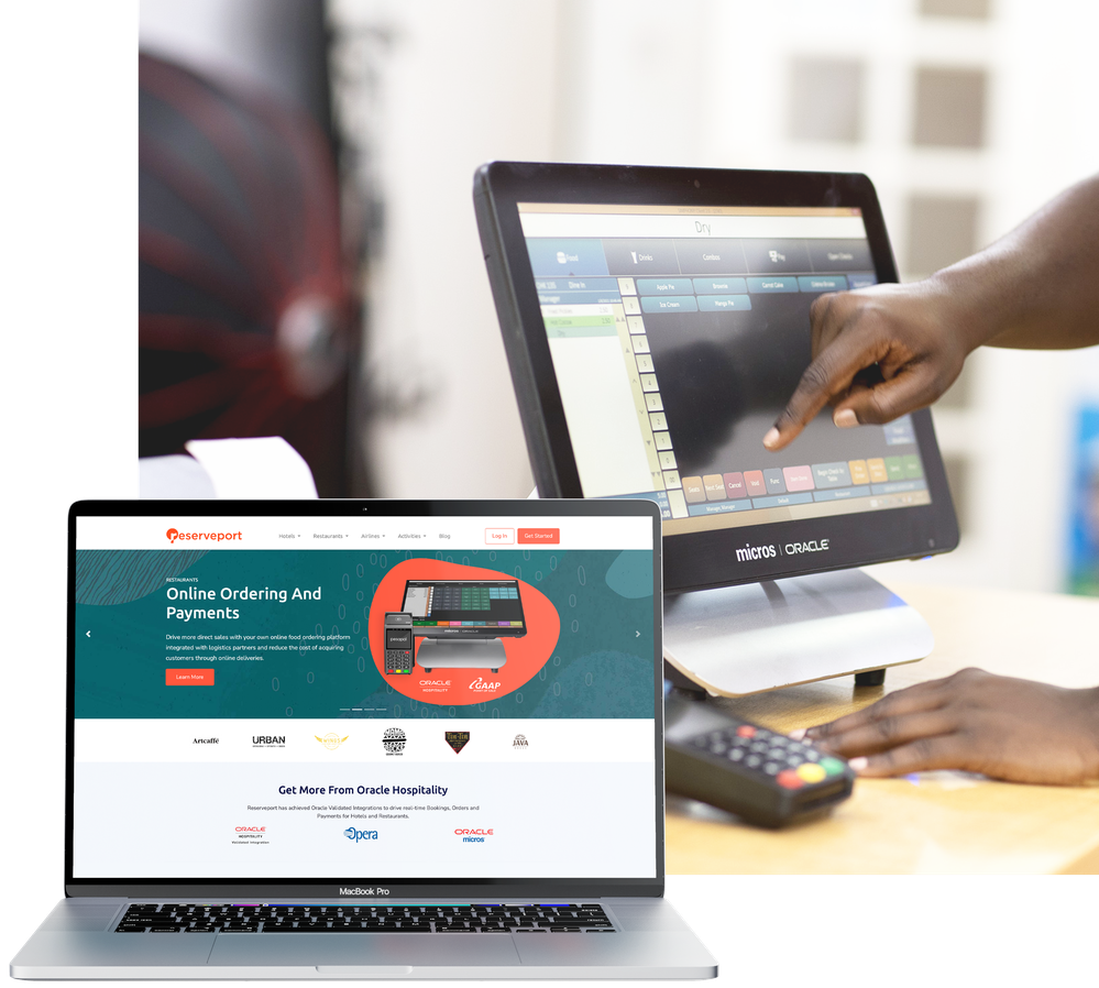 Point of sale terminal used in hospitality operations